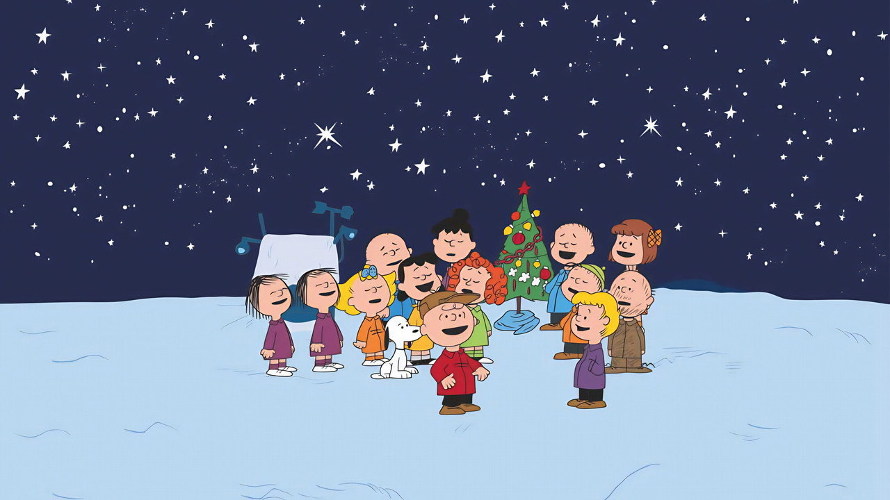 A Charlie Brown Christmas background 48