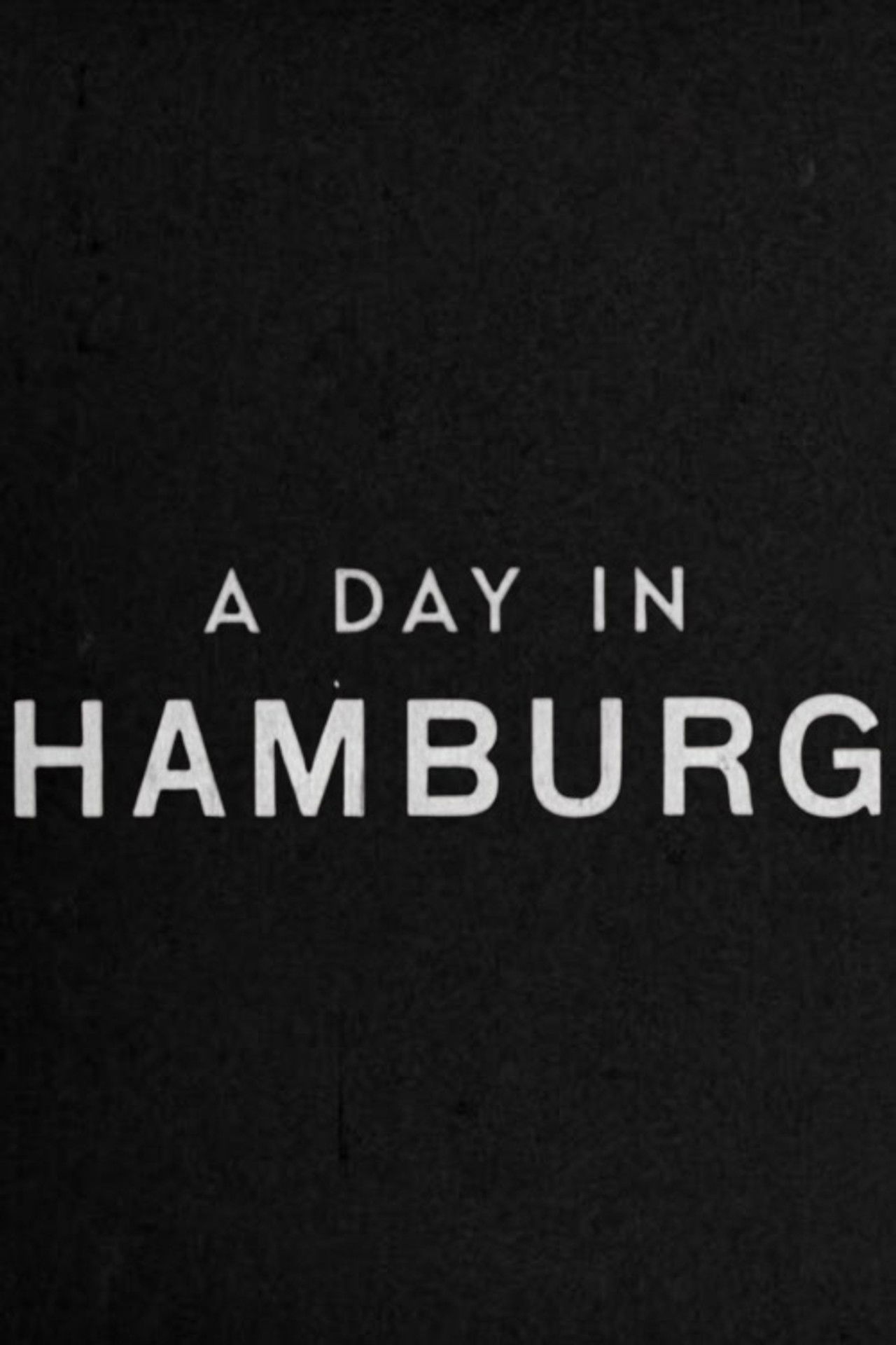 A Day in Hamburg poster