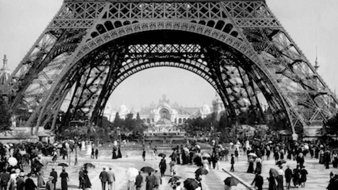 Scen från Paris 1900