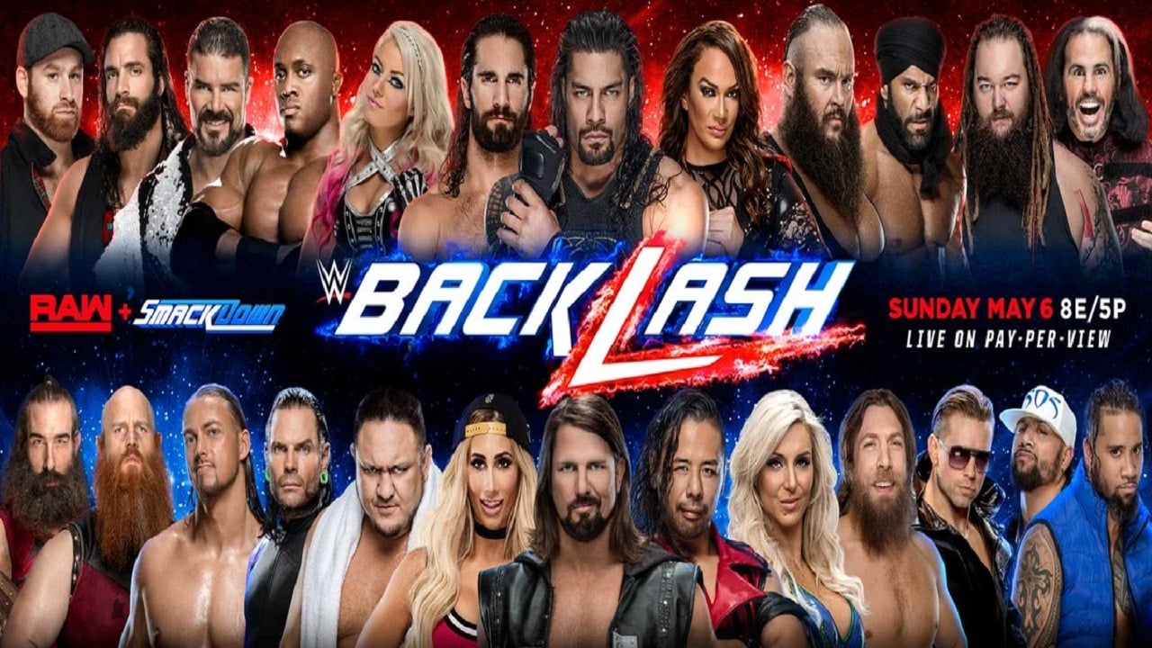 WWE Backlash 2018 Backdrop Image