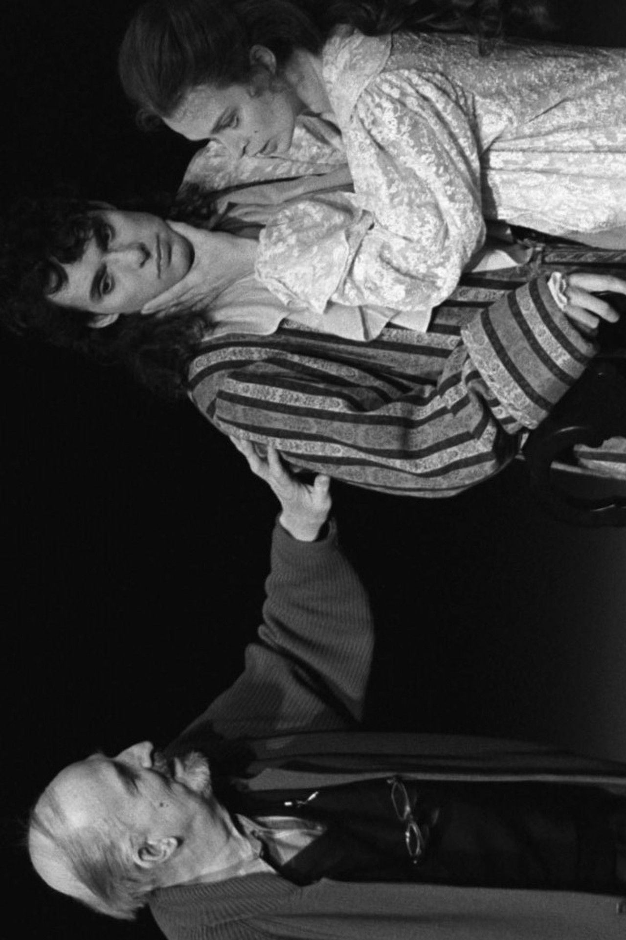 Men and Bergman Backdrop