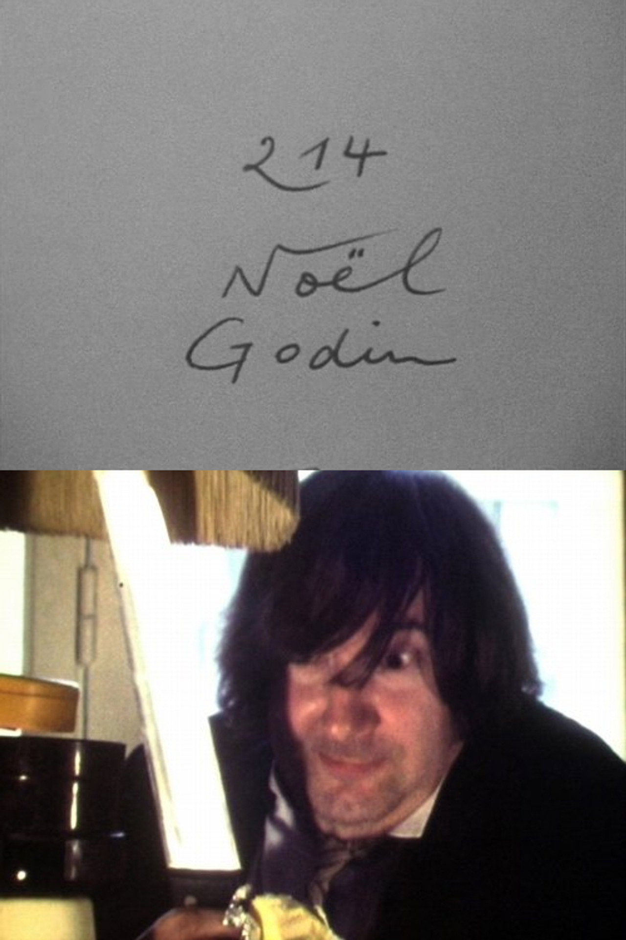 Cinématon n°214 : Noël Godin Backdrop