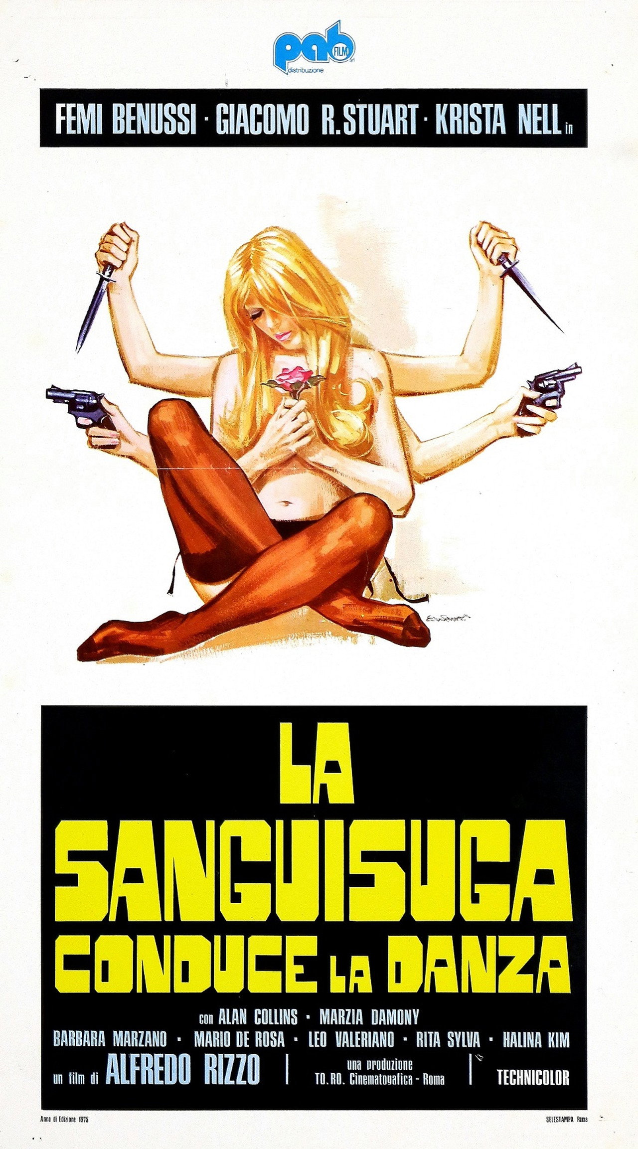 La sanguisuga conduce la danza filmaffisch