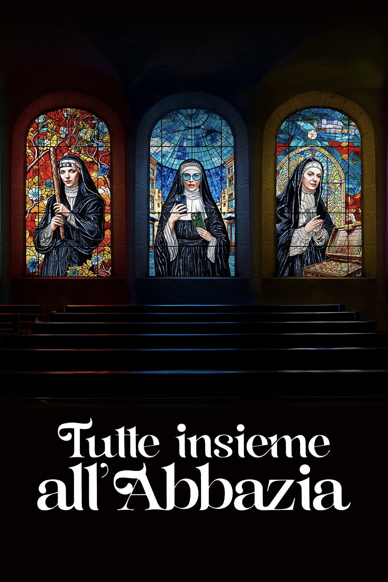 Tutte insieme all'Abbazia filmaffisch