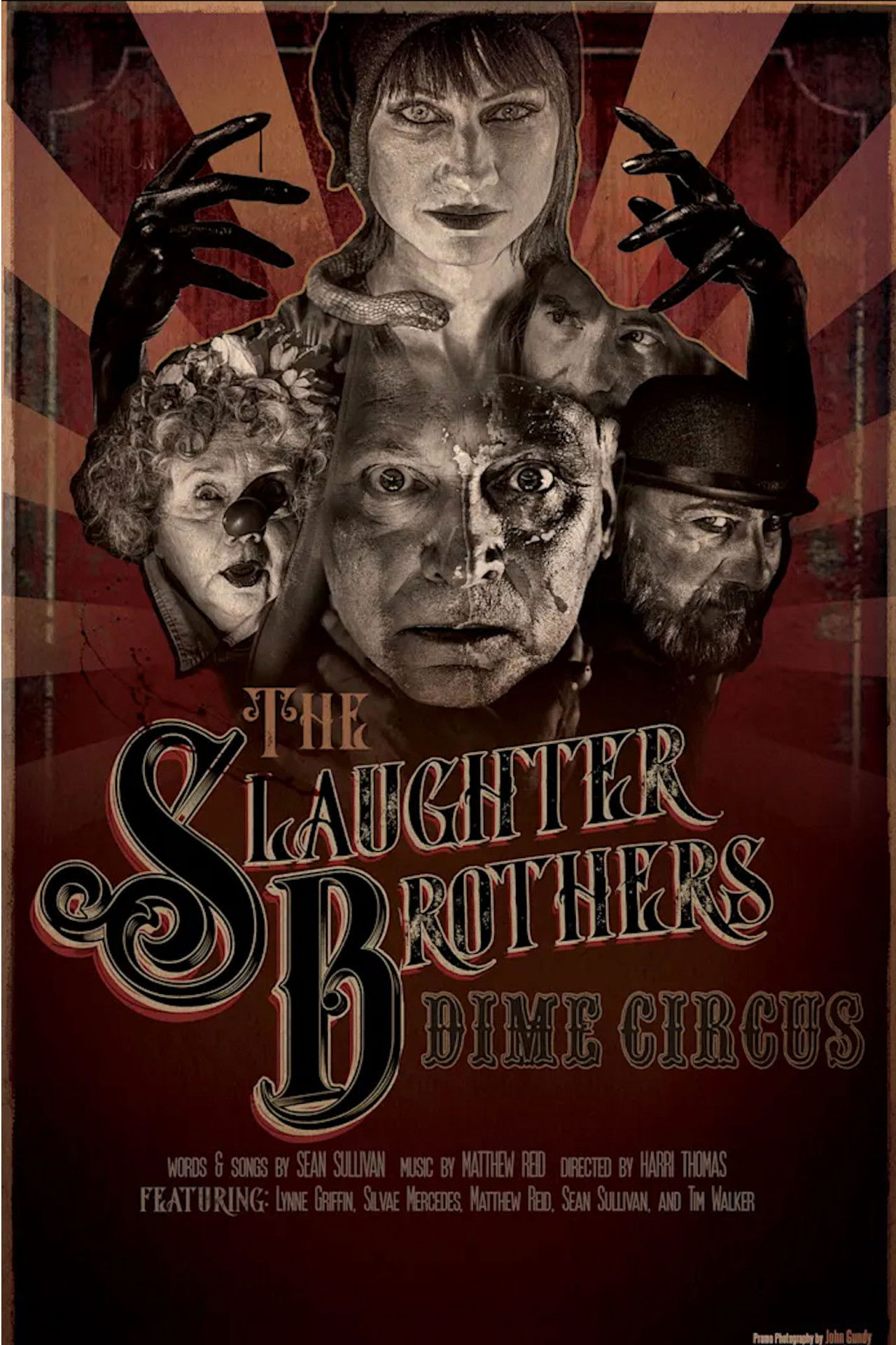 The Slaughter Brothers Dime Circus Backdrop