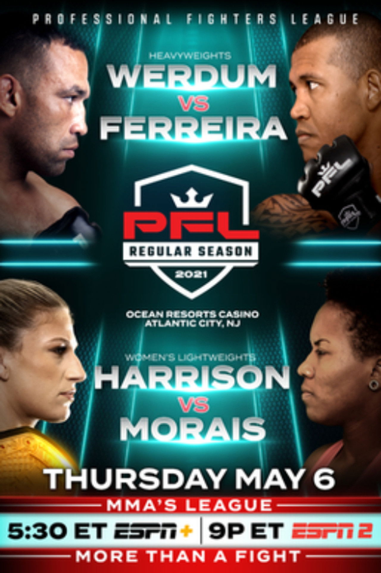 Banner PFL 2021 #3: Regular Season - Werdum vs. Ferreira