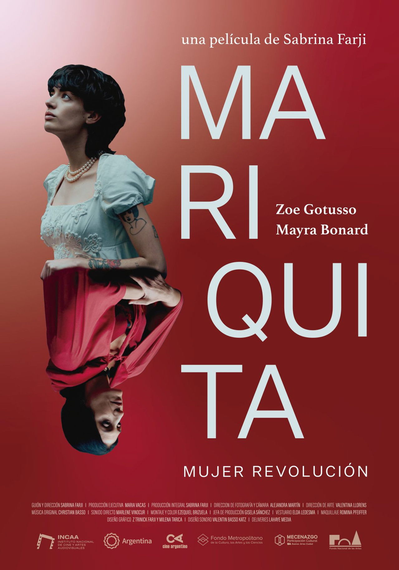 Mariquita, mujer revolución Backdrop