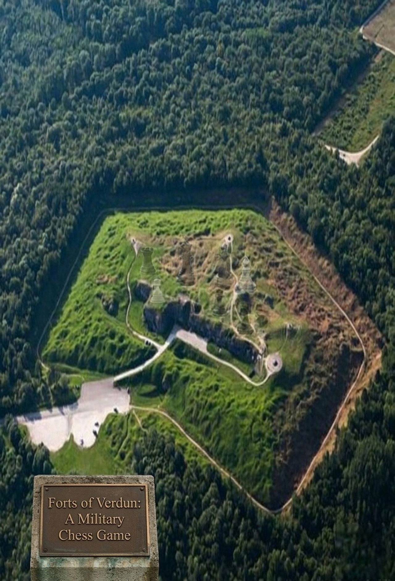 Forts of Verdun: A Military Chess Game Backdrop