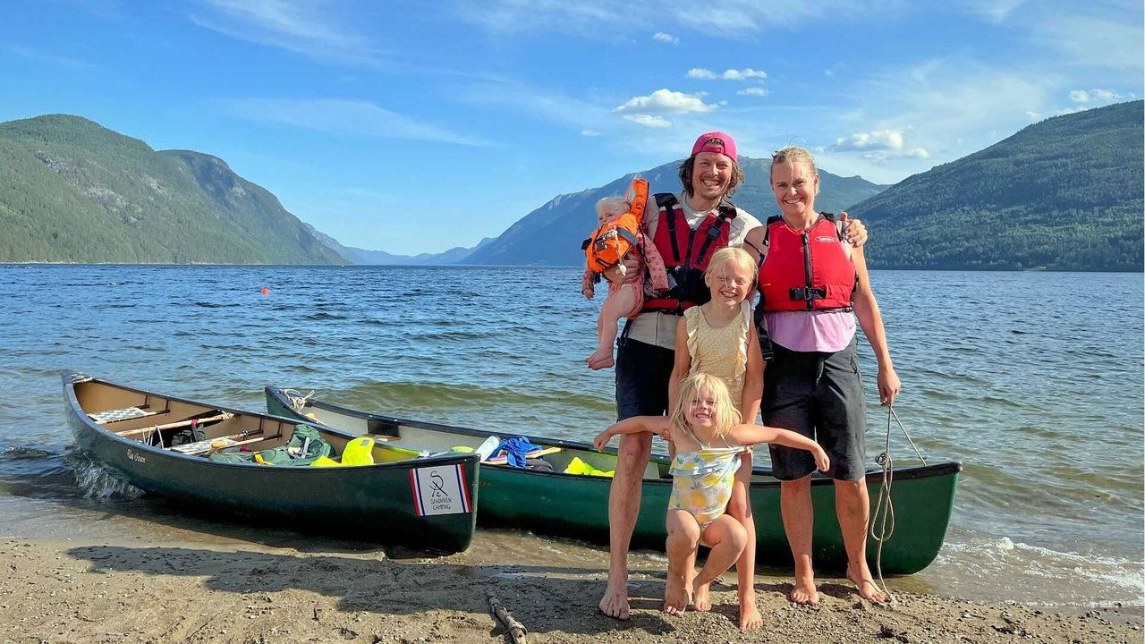 Mina og meg med hele sirkuset