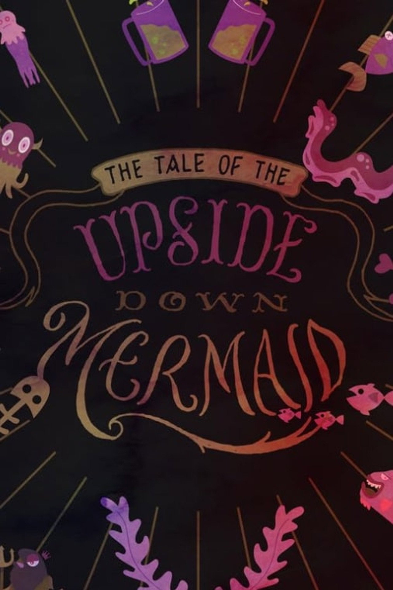 The Tail of the Upside Down Mermaid Backdrop