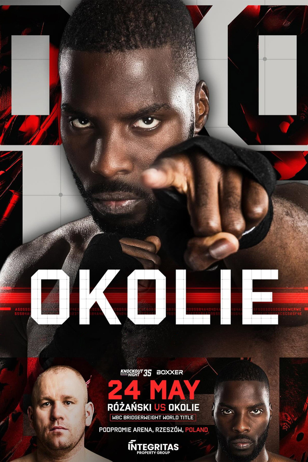 Lukasz Rozanski vs. Lawrence Okolie filmaffisch