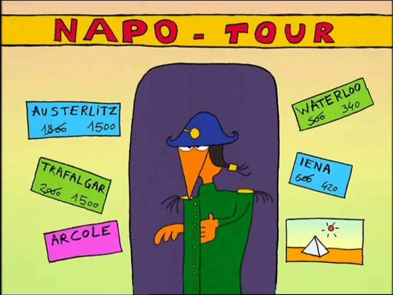 Les Shadoks — Histoire : Napoléon contre Colomb