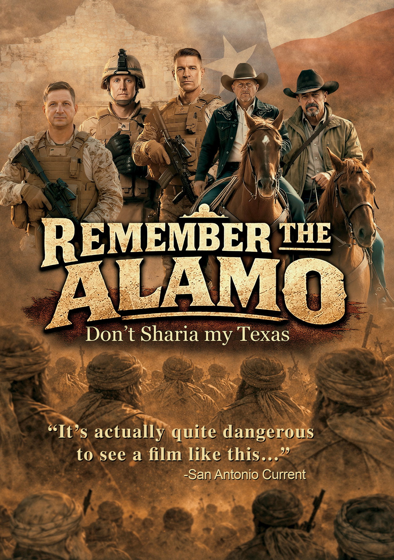 Remember the Alamo: Don't Sharia My Texas Backdrop