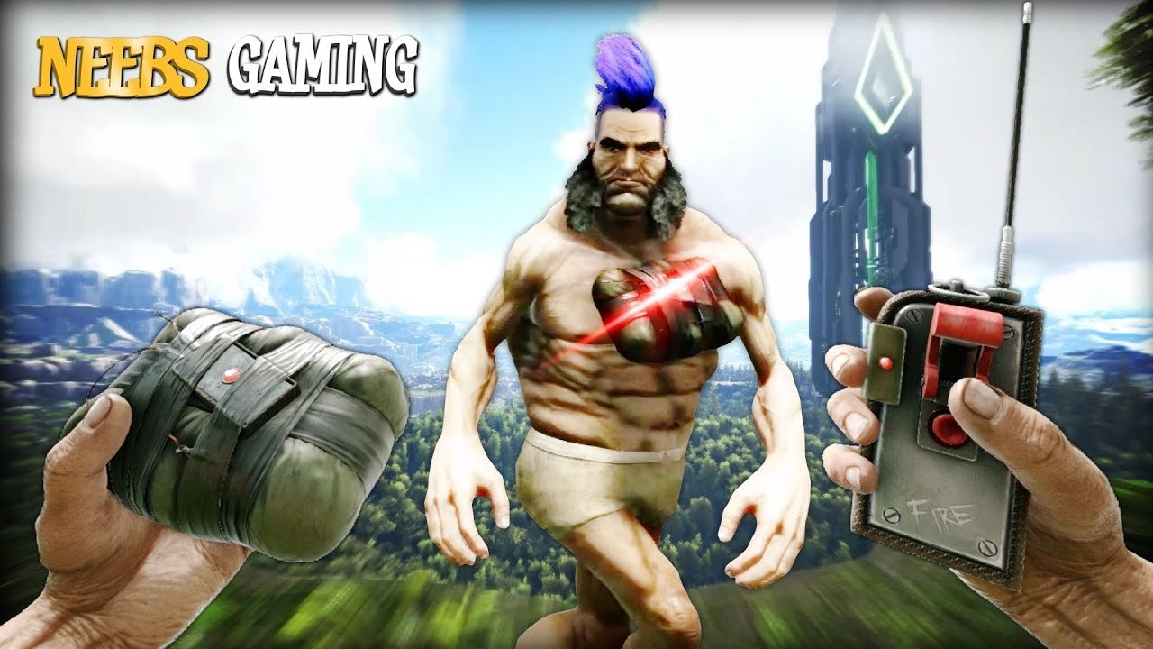Neebs Gaming - Ark Survival Evolved - Season 5 Episode 47 : Appsro Goes Boom Boom!!!
