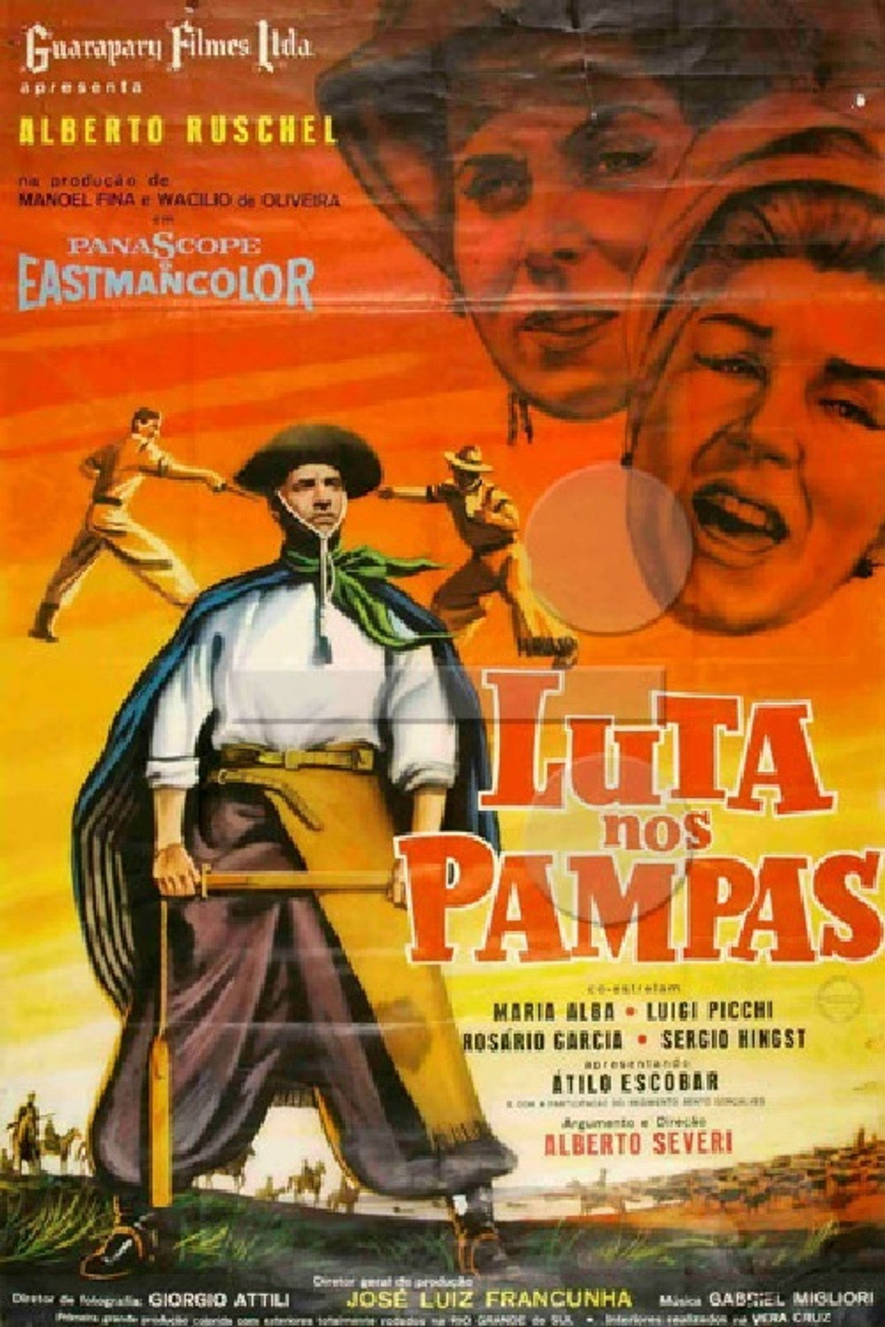 Luta nos Pampas filmaffisch