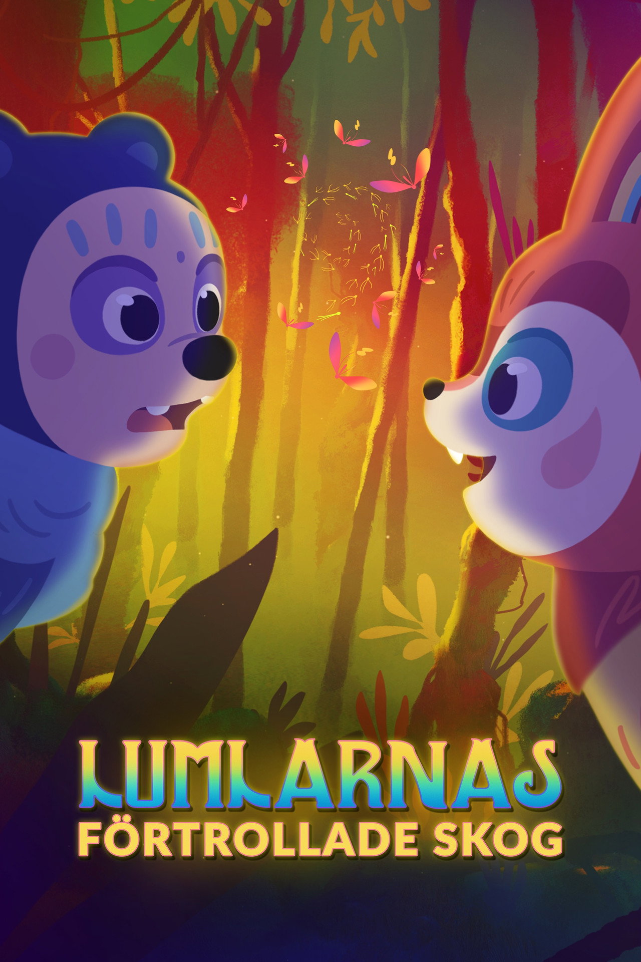 Lumlarnas förtrollade skog filmaffisch