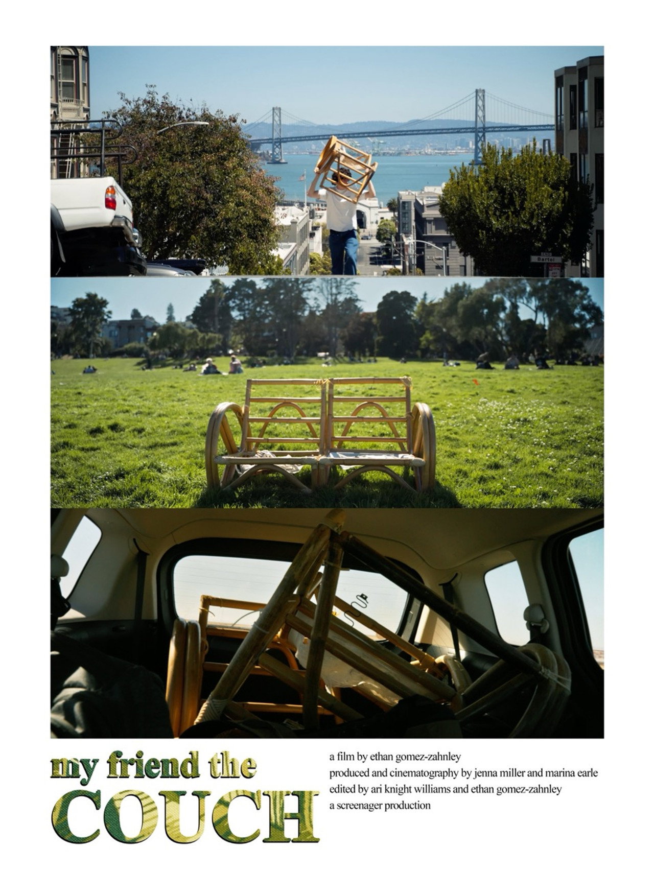 My Friend the Couch Backdrop