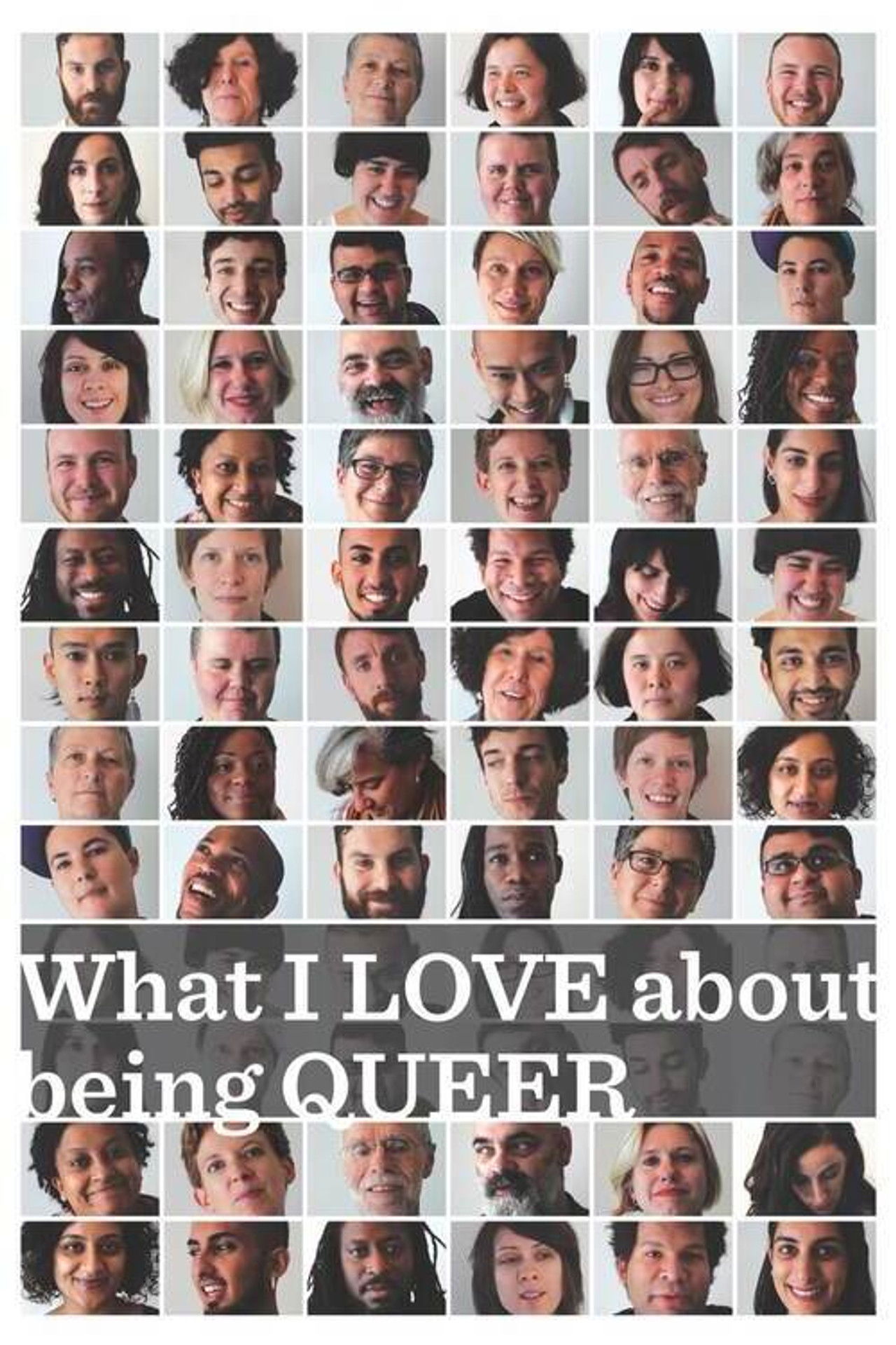 What I LOVE about being QUEER Backdrop