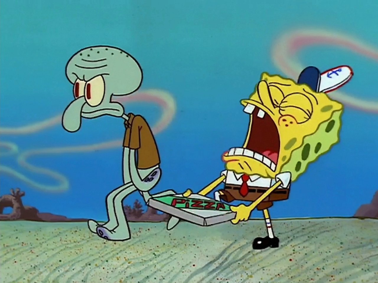 Spongebob Squarepants Pizza Delivery Transcript All Are Here Gambaran