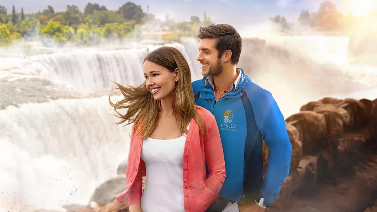 Falling in Love in Niagara background