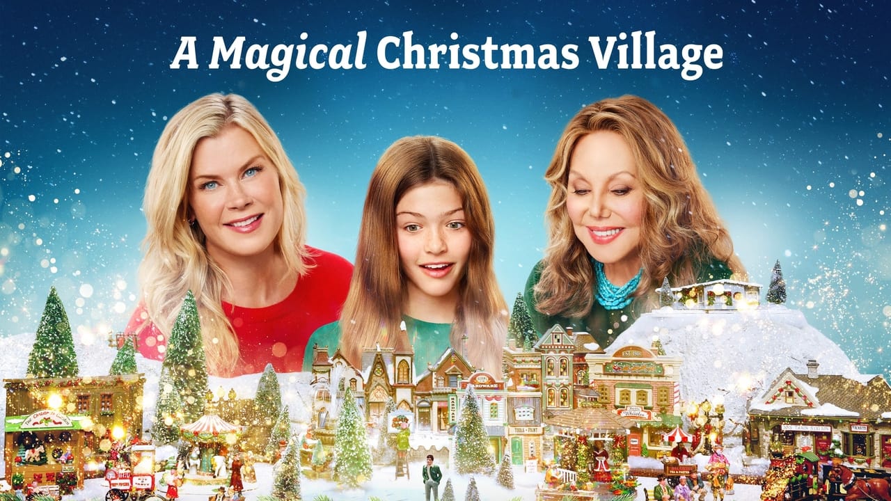 A Magical Christmas Village background