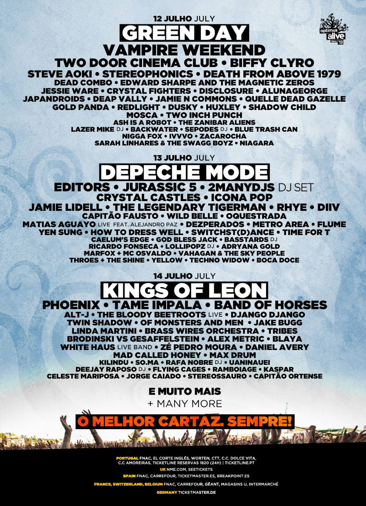 Green Day - Optimus Alive Backdrop