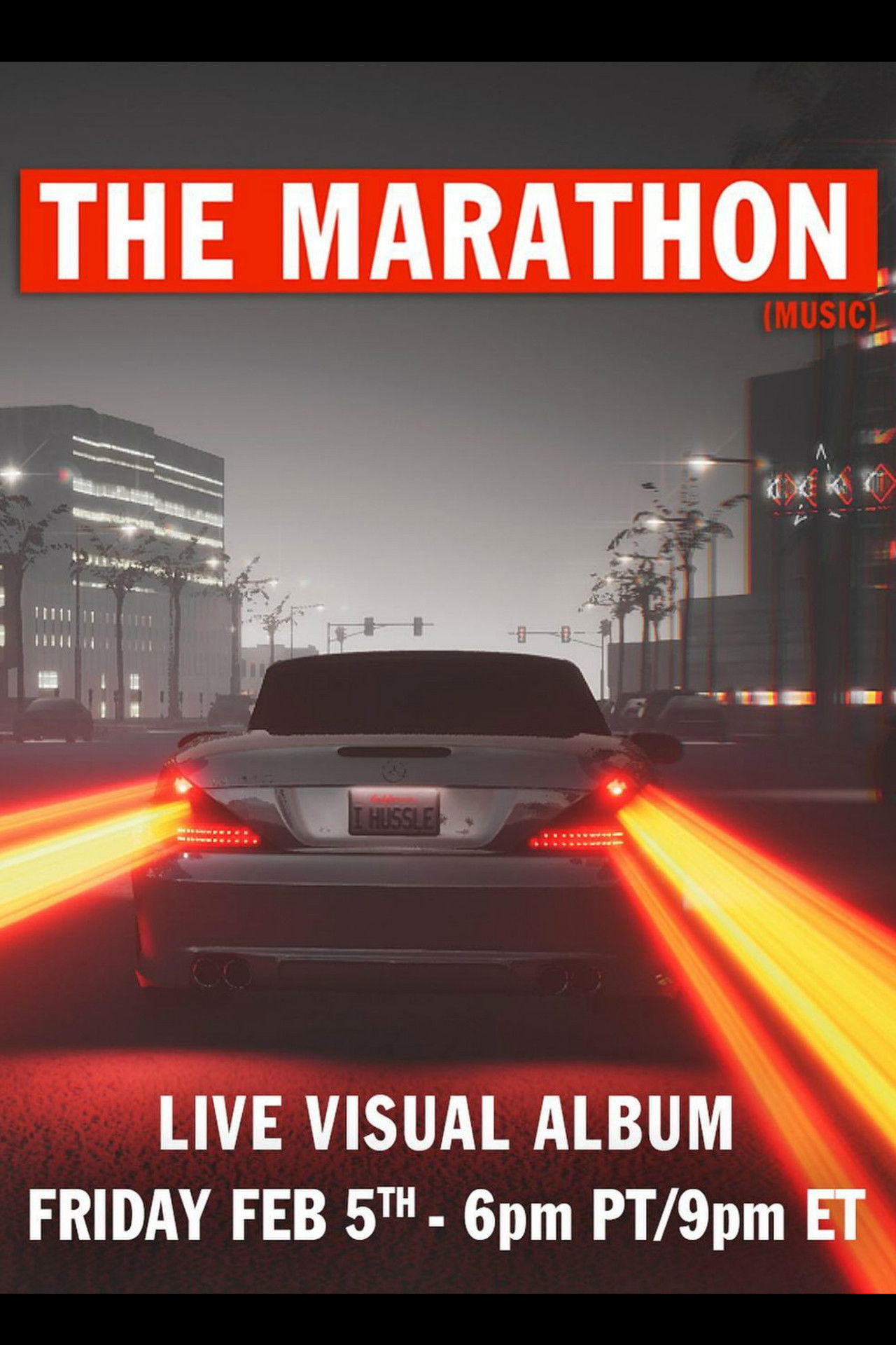 THE MARATHON: Live Visual Album Backdrop