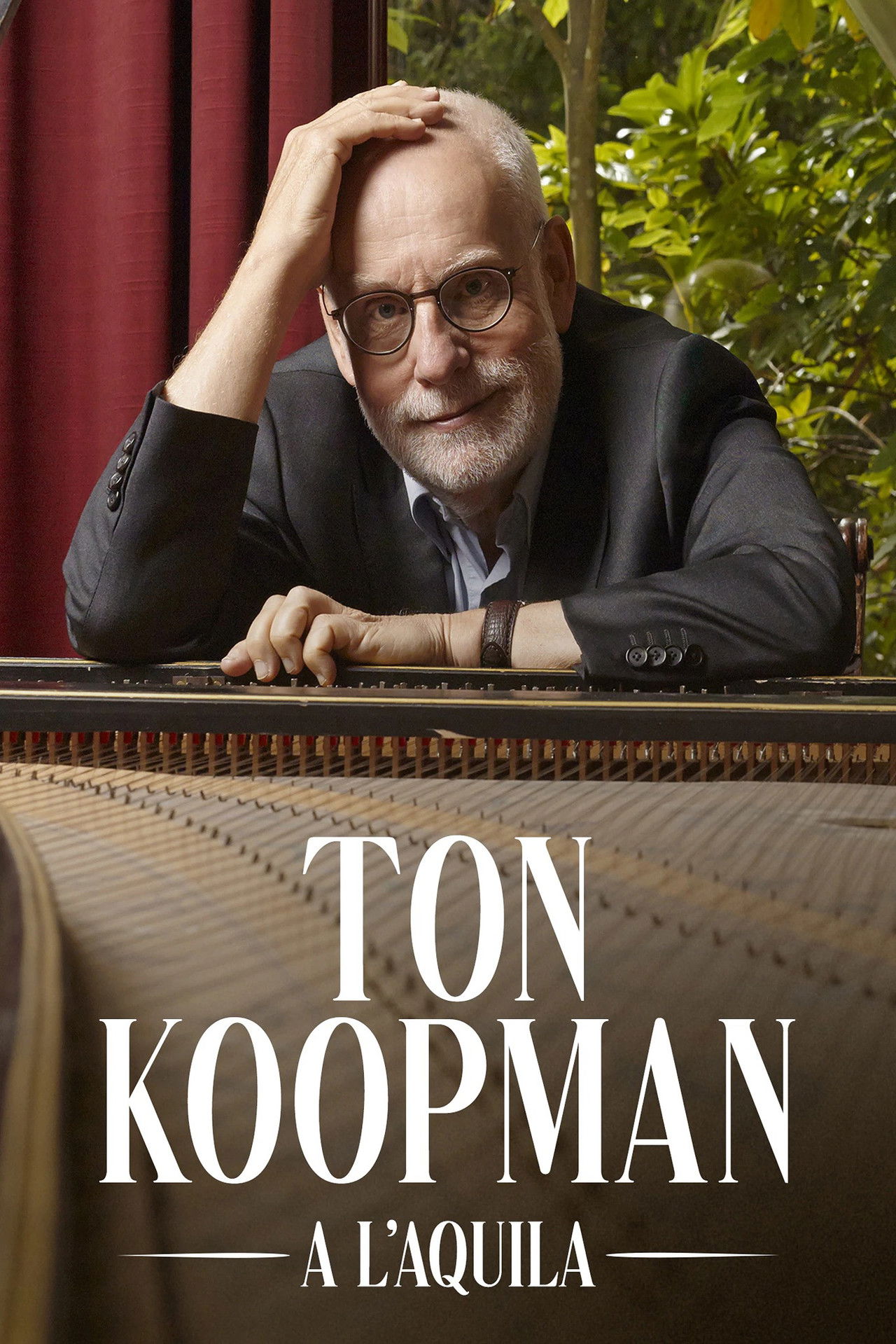 Ton Koopman a L'Aquila Backdrop