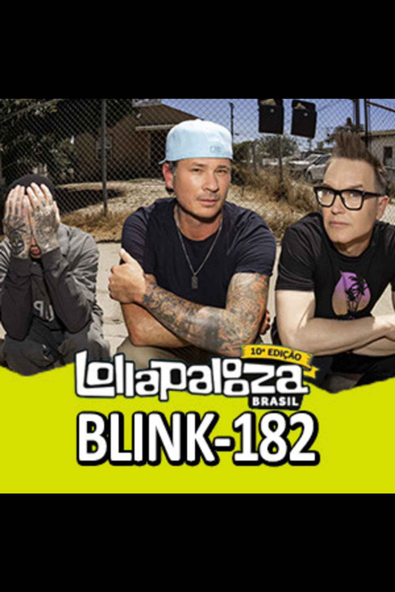 Blink-182 - Live at Lollapalooza Brazil 2024 Backdrop