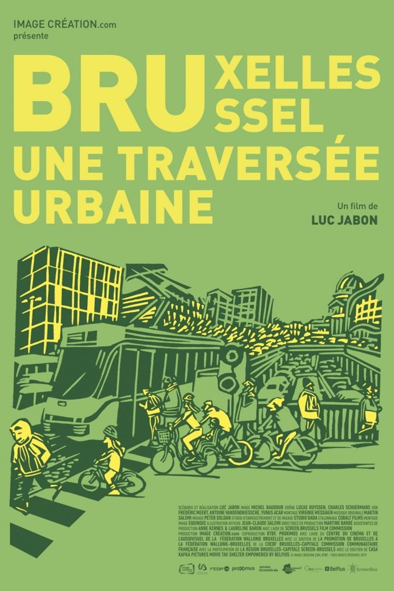 Bruxelles-Brussel, une traversée urbaine filmaffisch