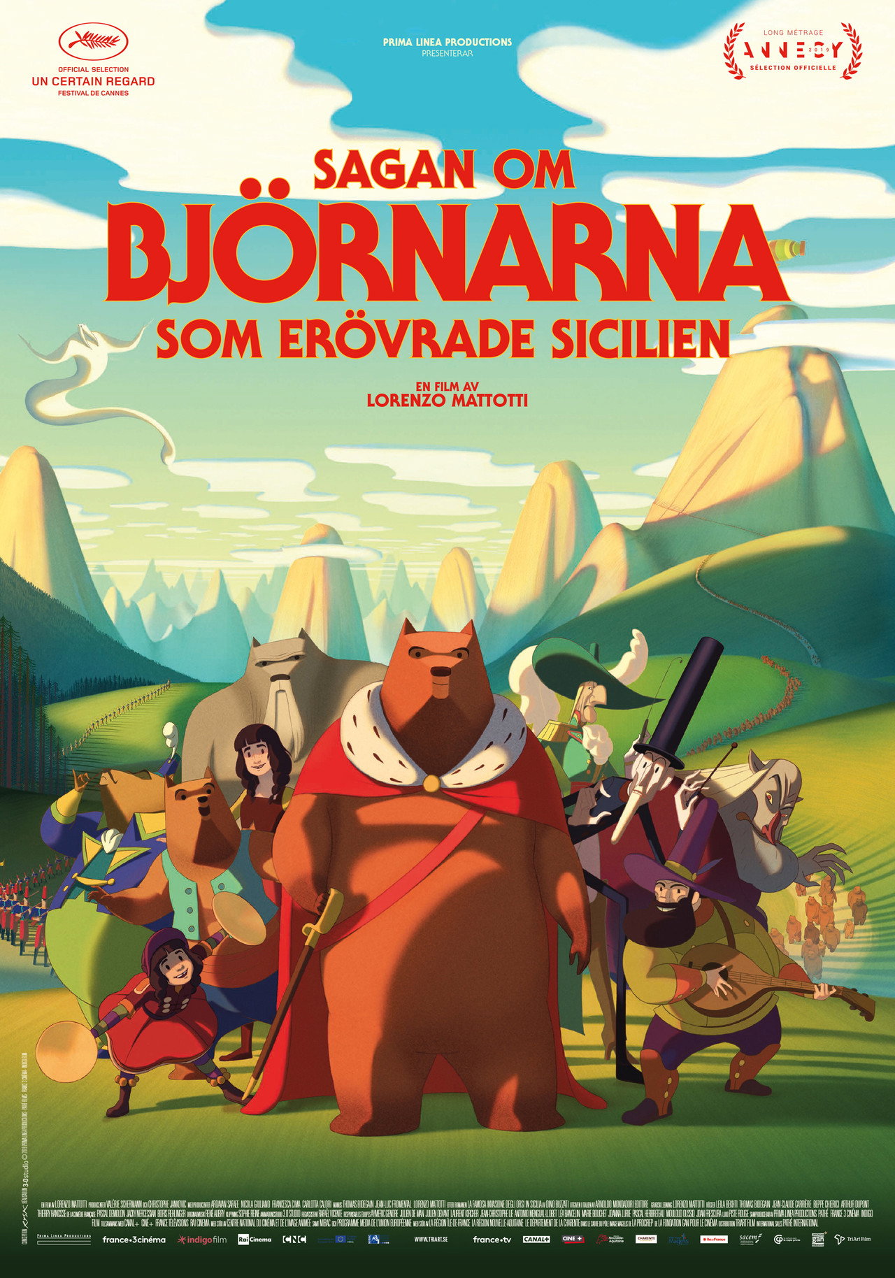 Sagan om björnarna som erövrade Sicilien filmaffisch