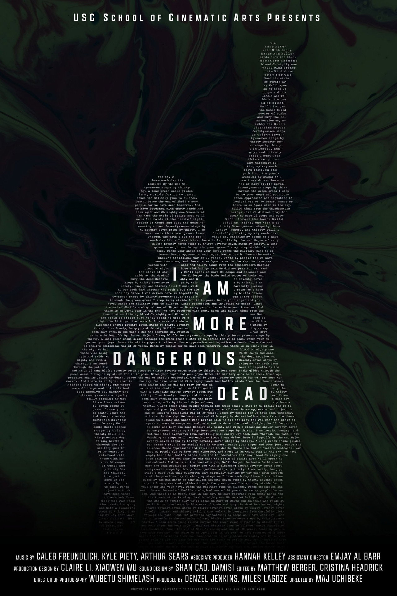 I Am More Dangerous Dead poster