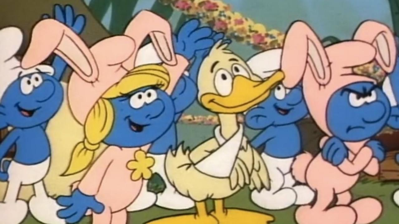 Scen från The Smurfs Springtime Special