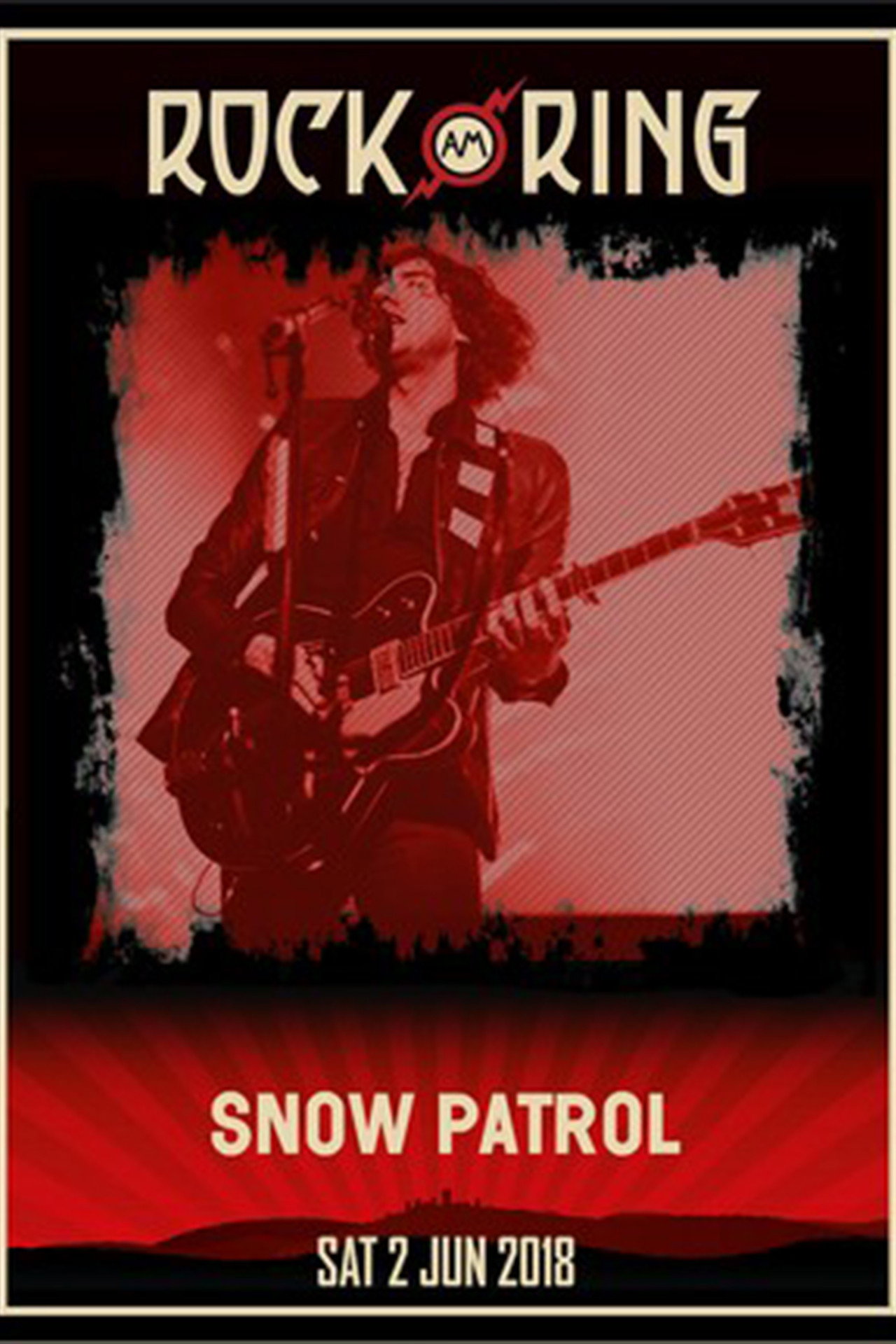 Snow Patrol Live at Rock AM Ring filmaffisch