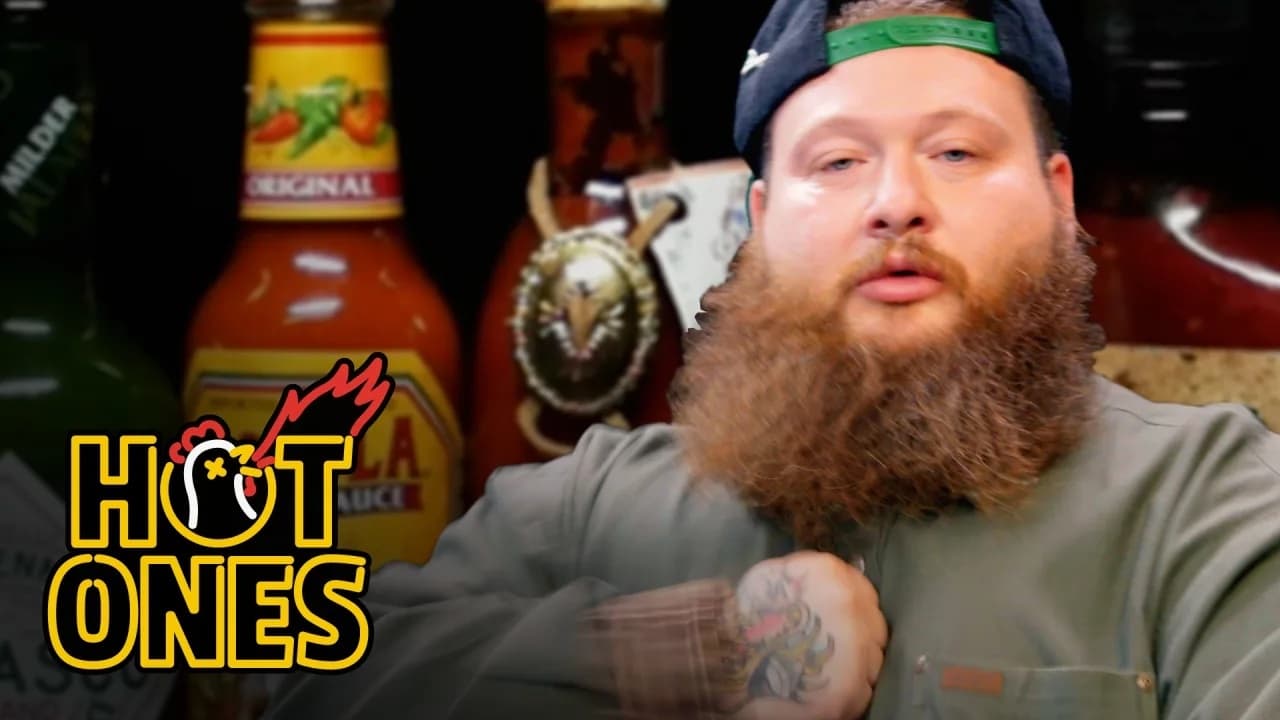 Hot Ones - Season 2 Episode 38 : Action Bronson Blows His High Eating Spicy Wings
