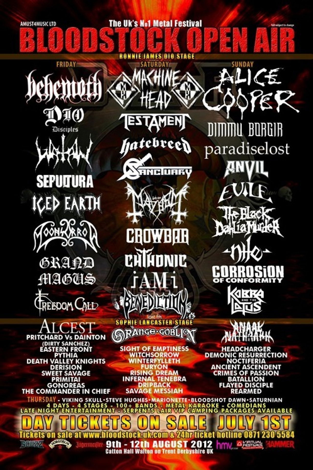 Paradise Lost: Live at Bloodstock Backdrop