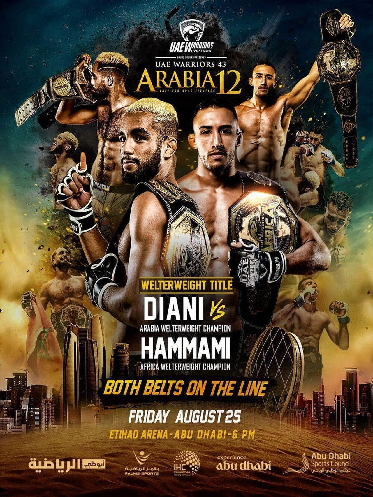 UAE Warriors 43: Arabia 12 Backdrop