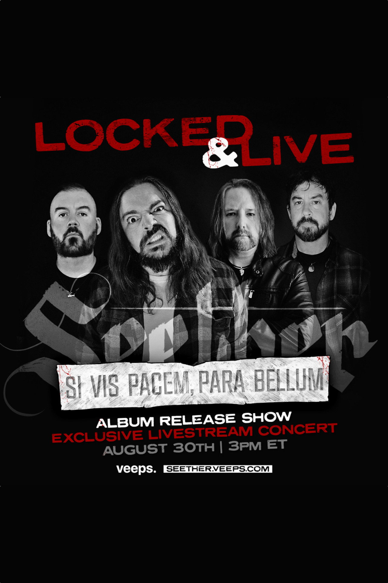 Seether | Locked & Live Stream filmaffisch