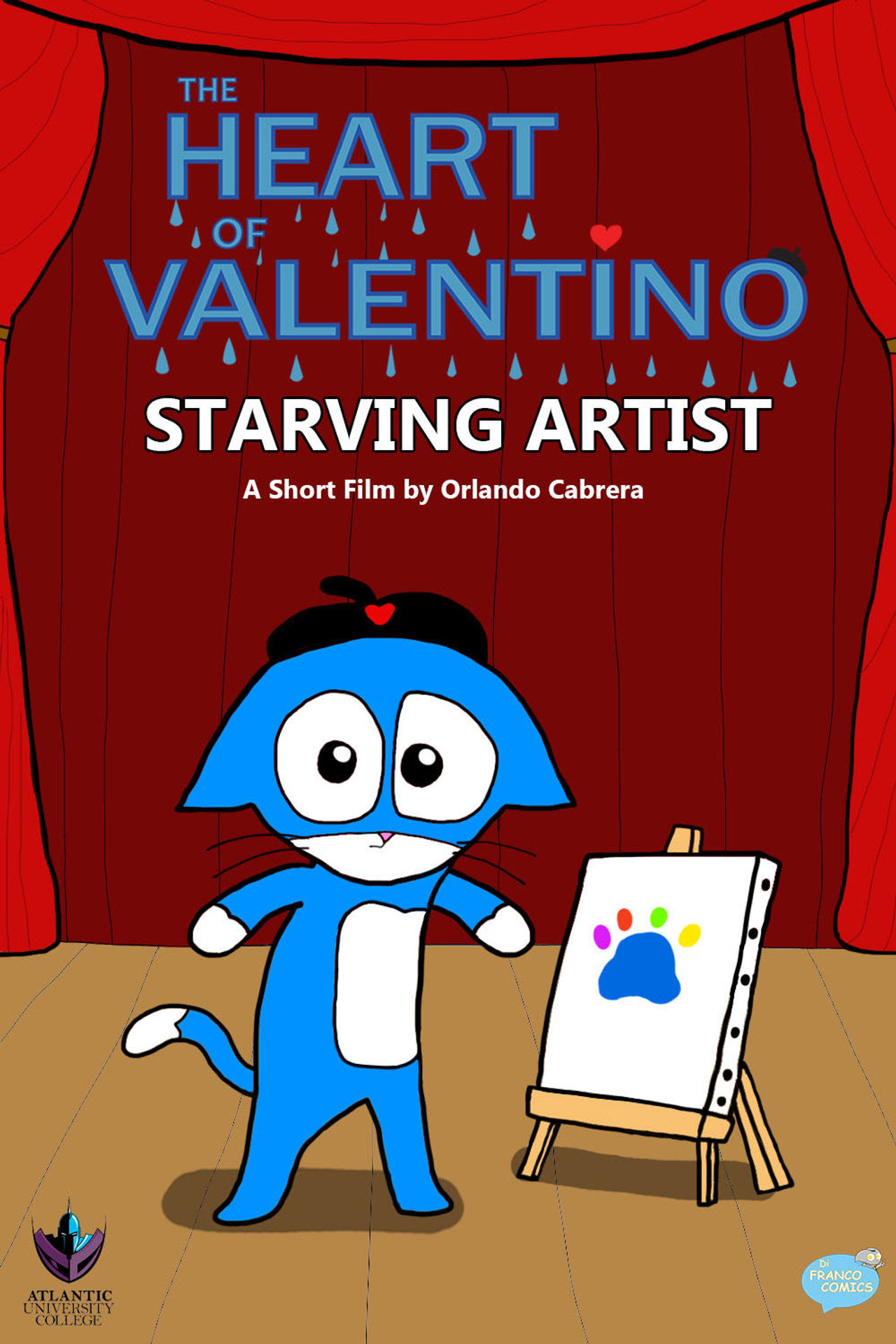 The Heart of Valentino: Starving Artist Backdrop