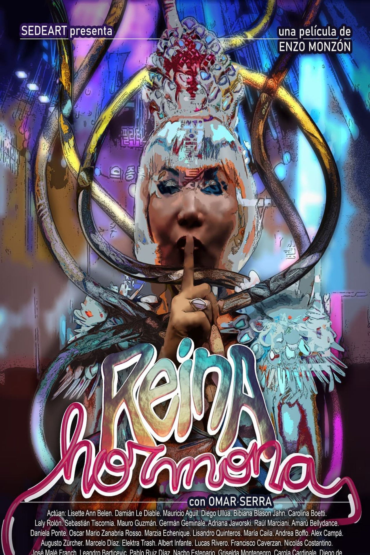 Reina Hormona Backdrop