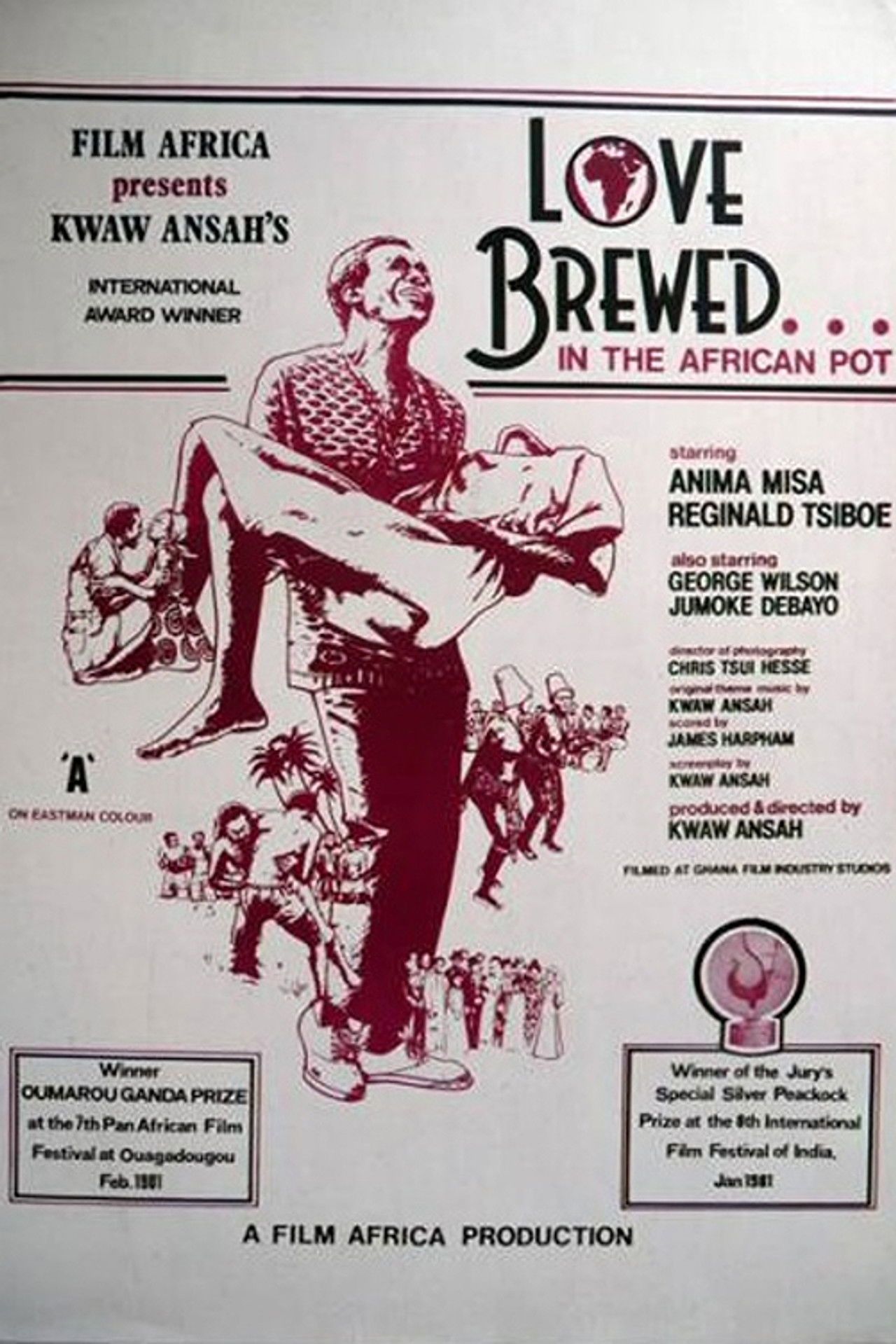 Love Brewed in the African Pot Backdrop