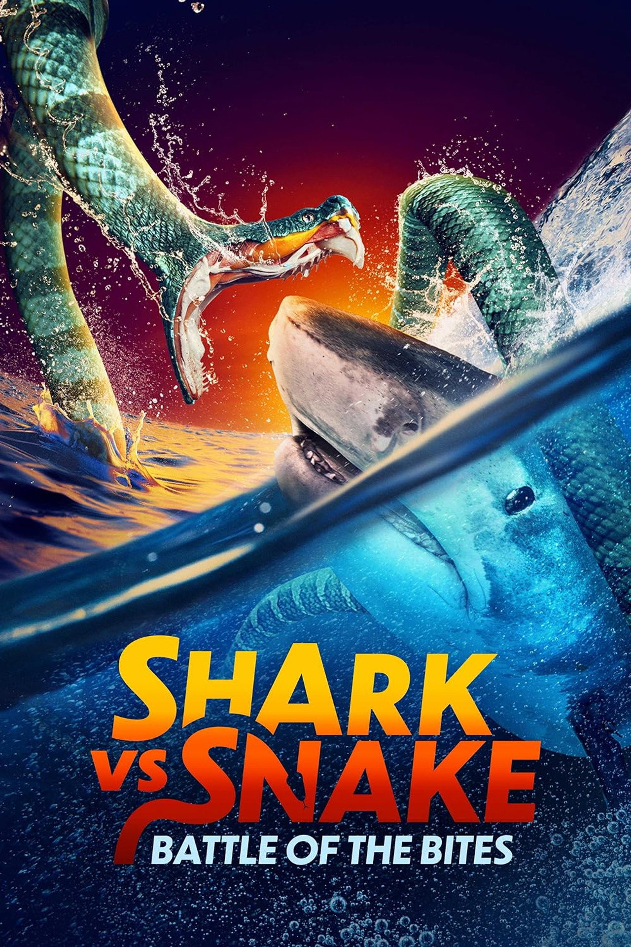 Shark vs Snake: Battle of the Bites filmaffisch