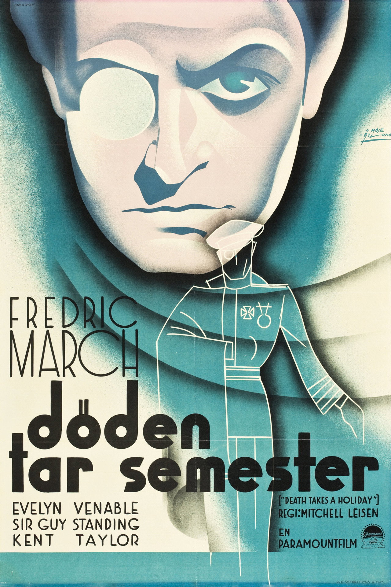 Döden tar semester filmaffisch