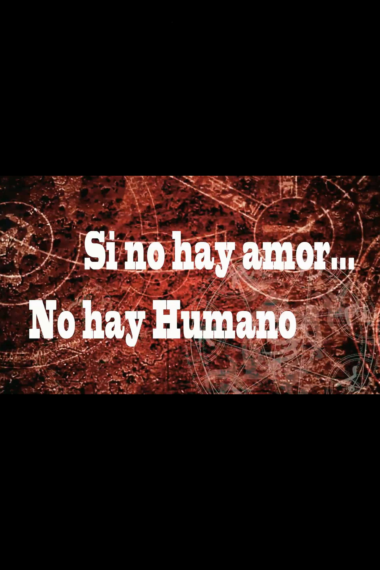 Si no hay amor, no hay humano filmaffisch