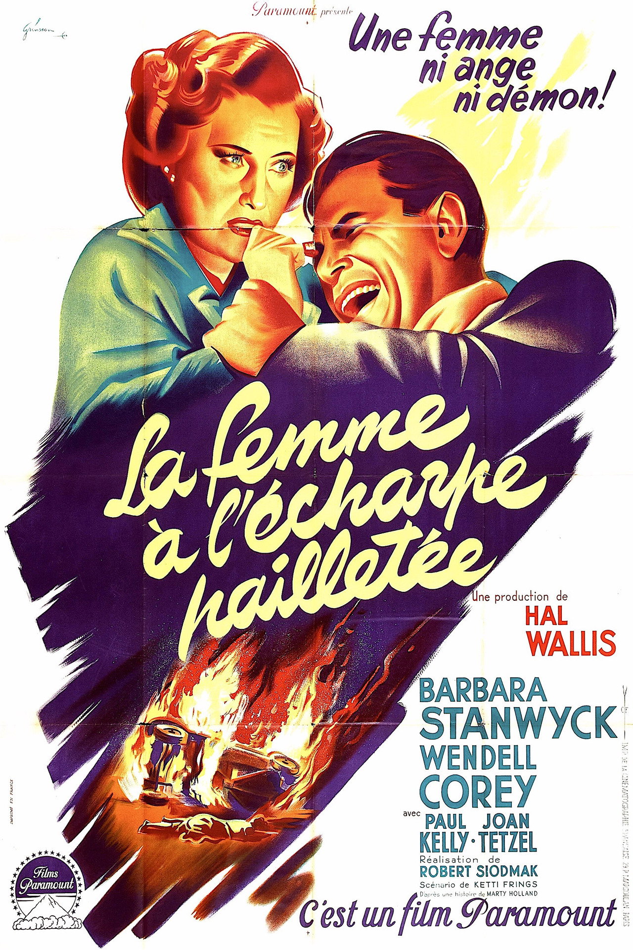 La Femme à l'écharpe pailletée poster