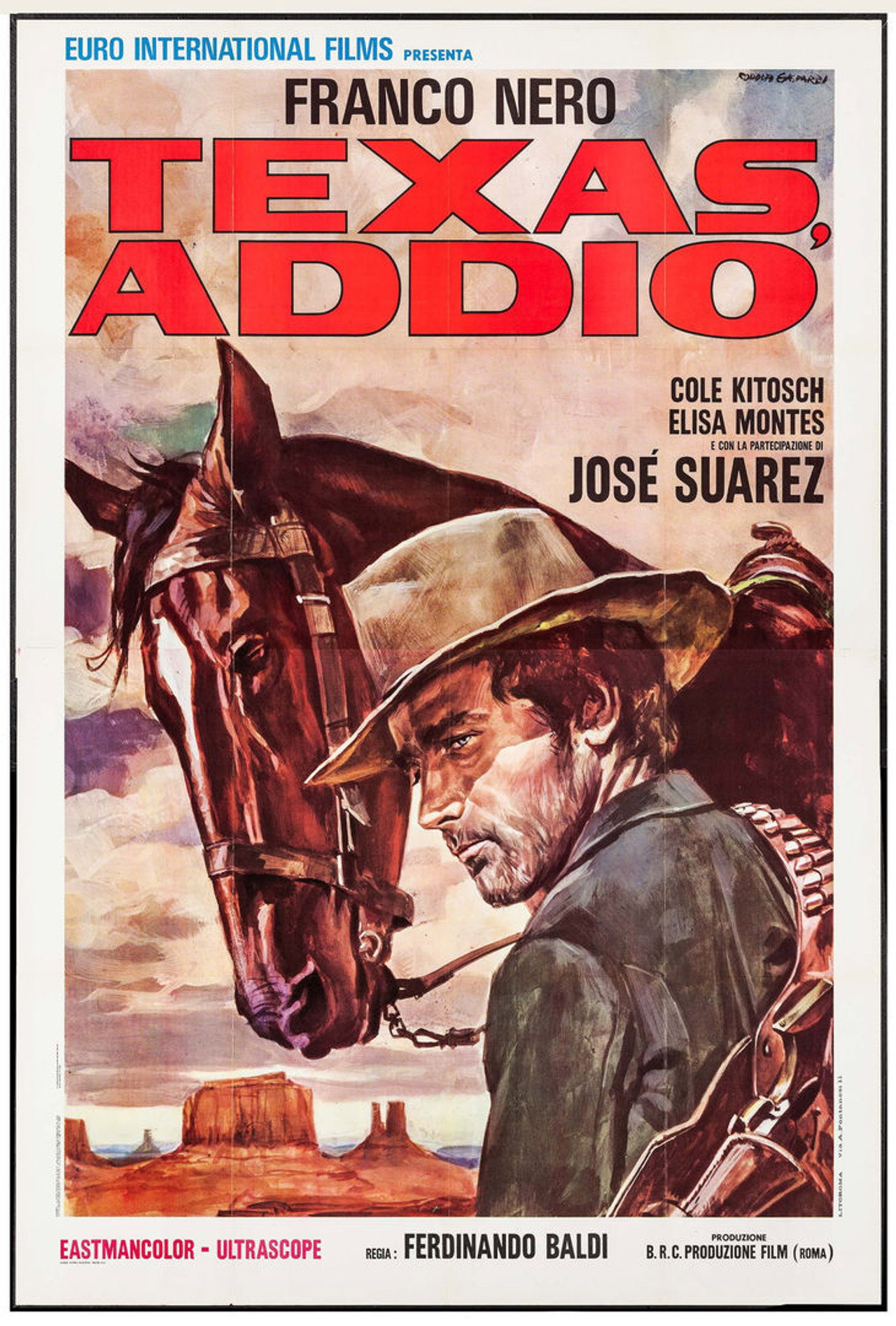 Texas, Addio filmaffisch