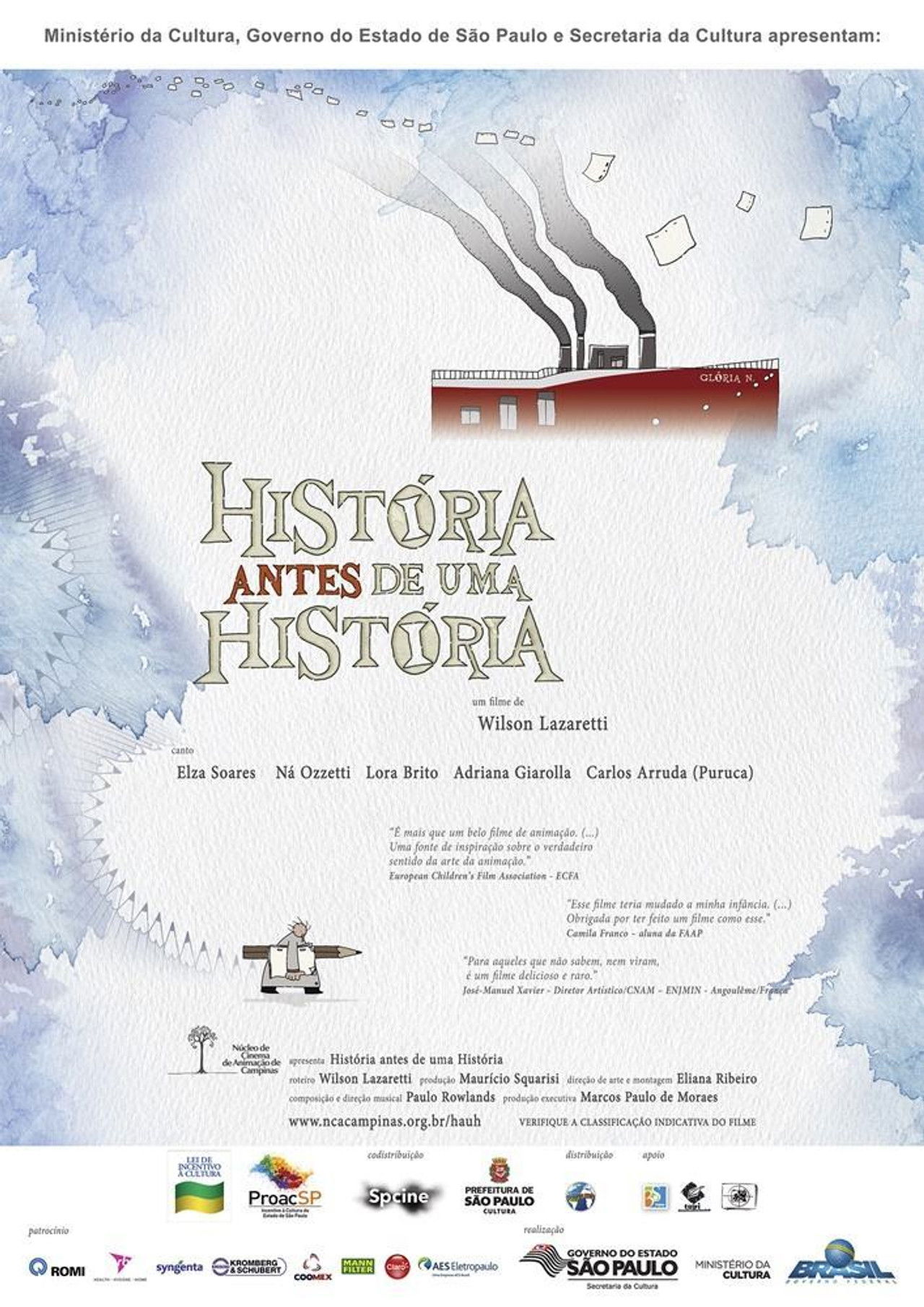 História antes de uma História Backdrop
