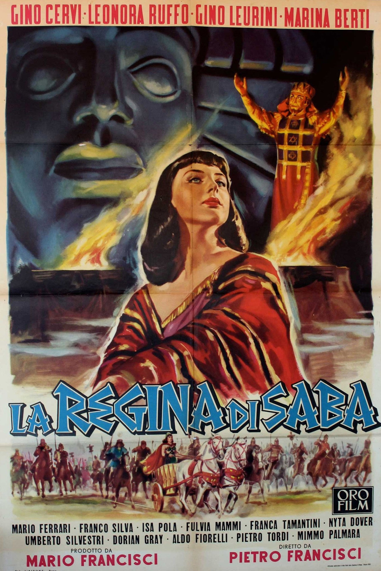 La Regina di Saba filmaffisch