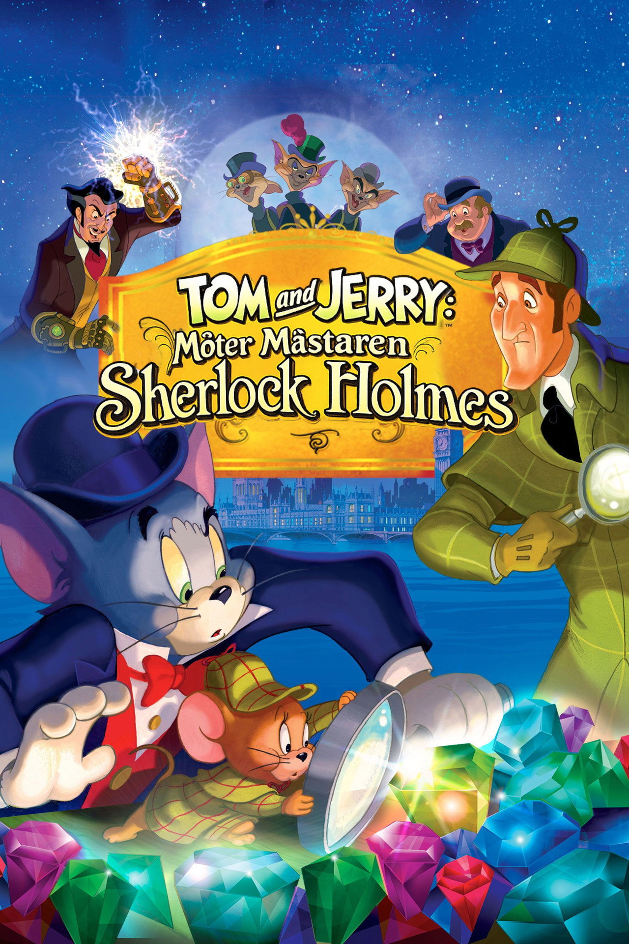 Tom & Jerry: Möter Mästaren Sherlock Holmes filmaffisch