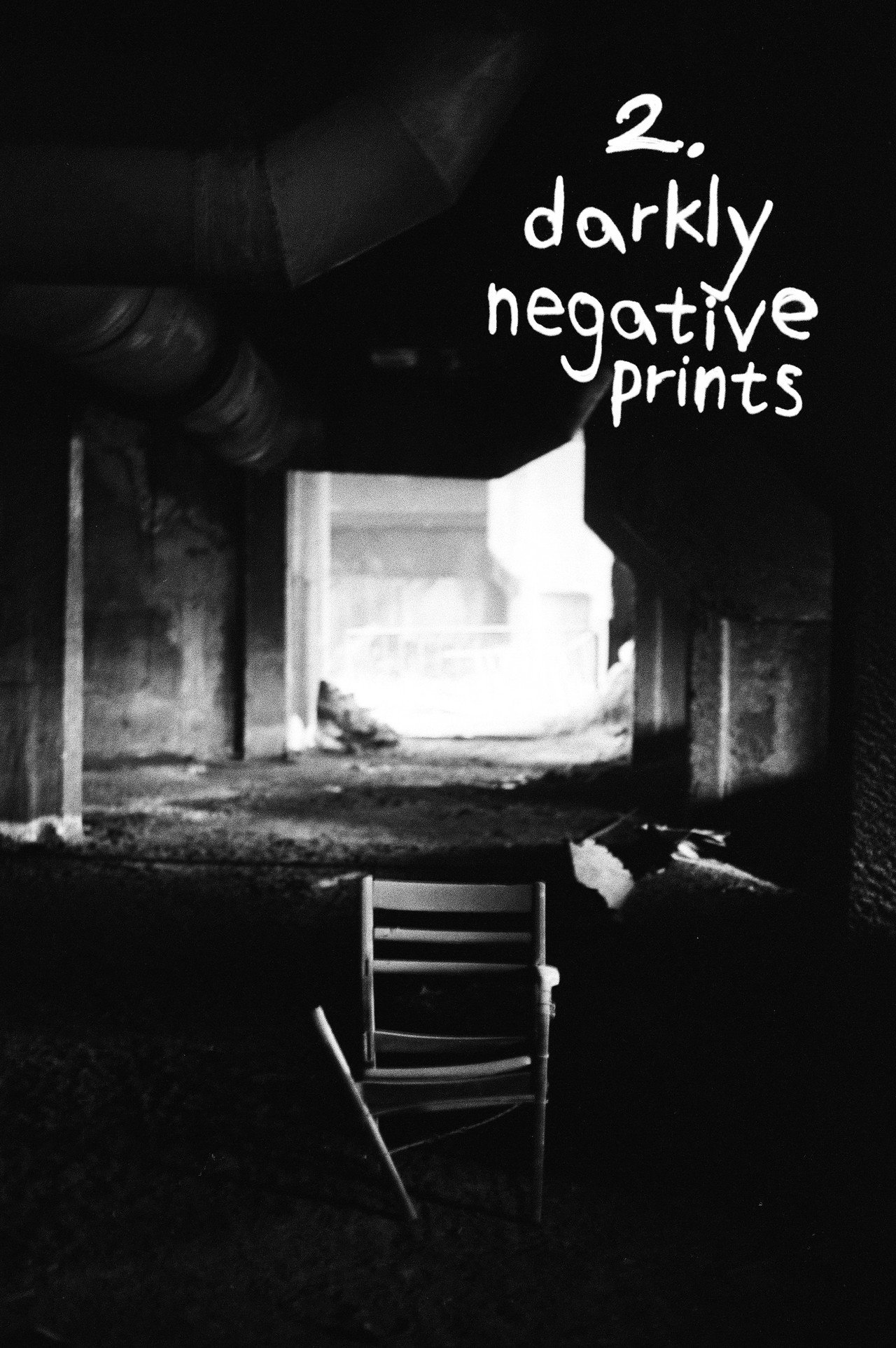 darkly negative prints filmaffisch
